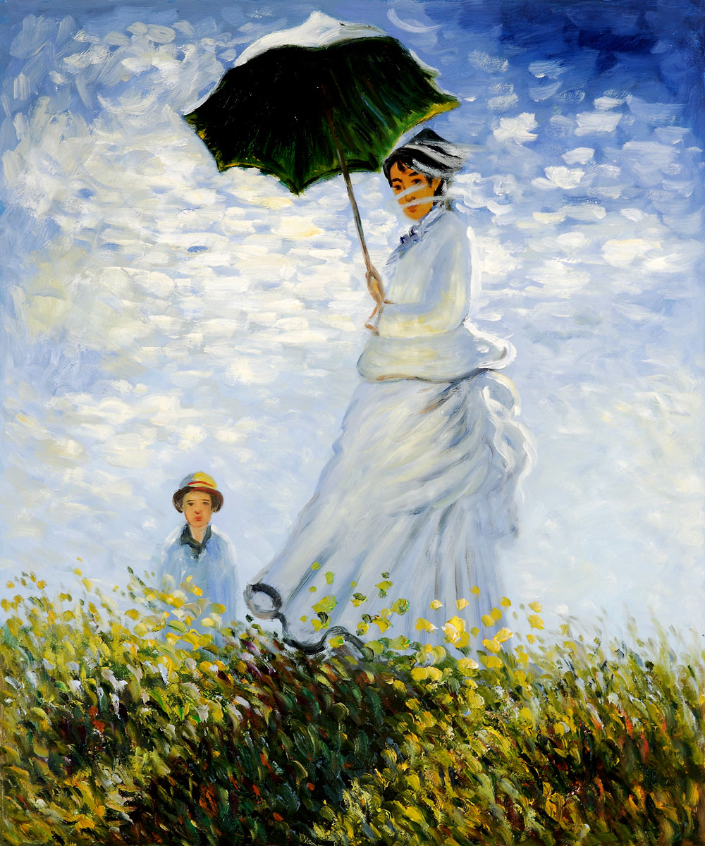 Madame Monet and her Son by Claude Monet